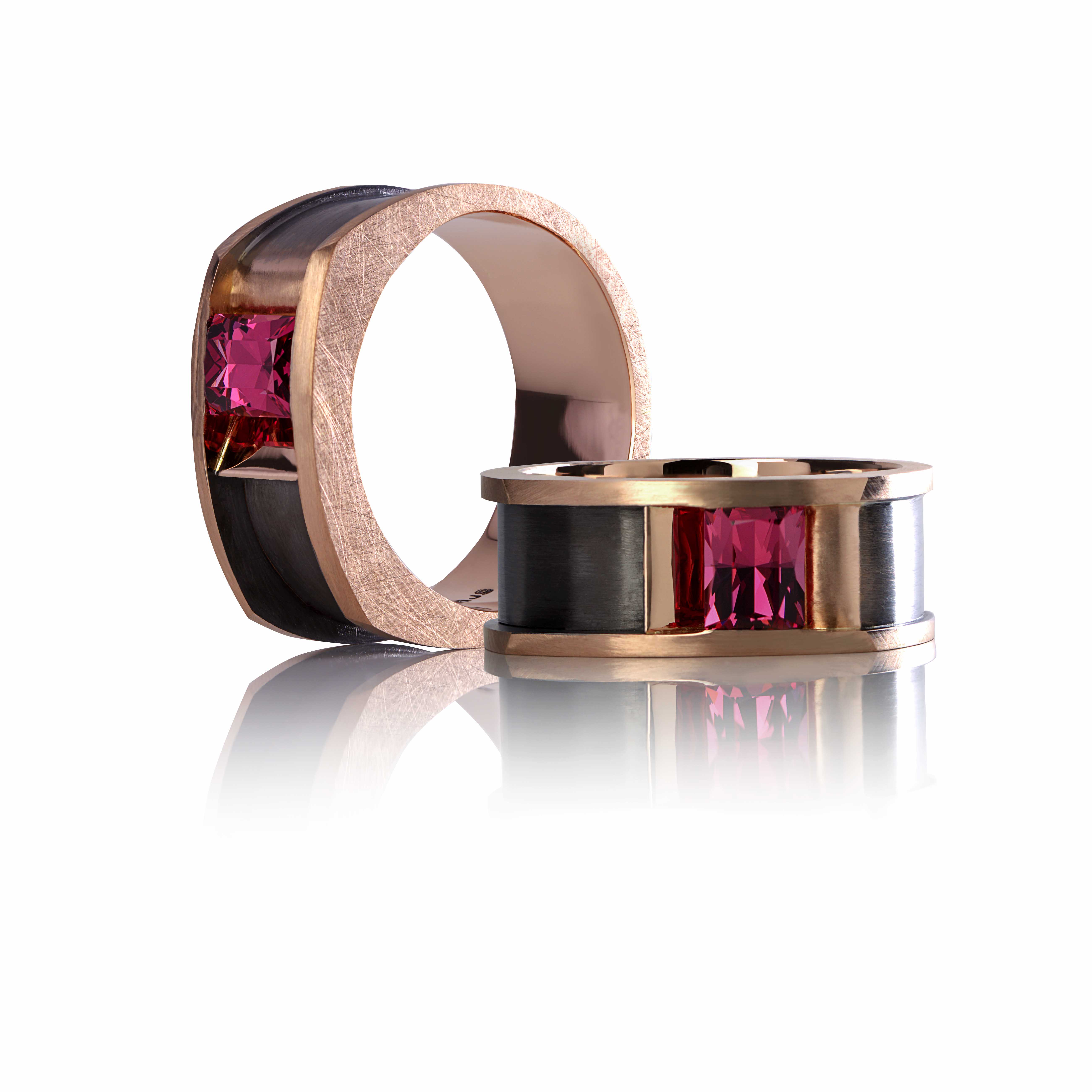 pink spinel ring